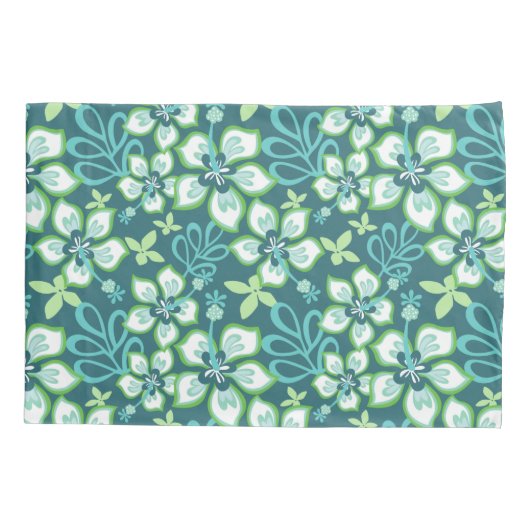 SURF oerwoud (BLAUWGROEN COMBO) Kussensloop (Achterkant-Links)