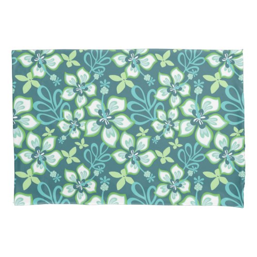 SURF oerwoud (BLAUWGROEN COMBO) Kussensloop (Voorkant-Links)