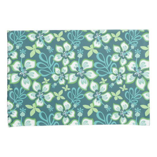 SURF oerwoud (BLAUWGROEN COMBO) Kussensloop (Voorkant-Rechts)