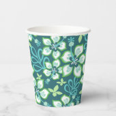 SURF oerwoud (BLAUWGROEN COMBO) Papieren Bekers (Achterkant)