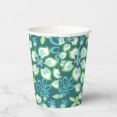 SURF oerwoud (BLAUWGROEN COMBO) Papieren Bekers (Rechts)