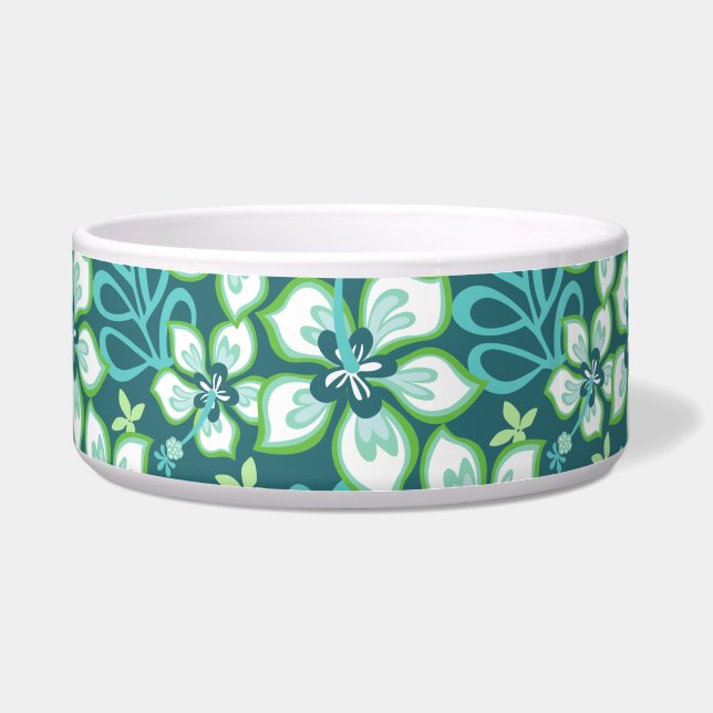 SURF oerwoud (BLAUWGROEN COMBO) Voerbakje (Voorkant)