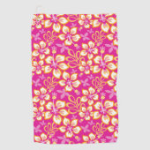 SURF oerwoud (HOT PINK COMBO) Golfhanddoek (Voorkant)