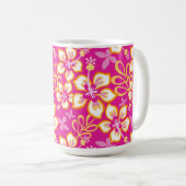 SURF oerwoud (HOT PINK COMBO) Koffiemok (Voorkant rechts)