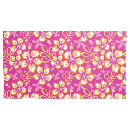 SURF oerwoud (HOT PINK COMBO) Kussensloop (Voorkant-Links)