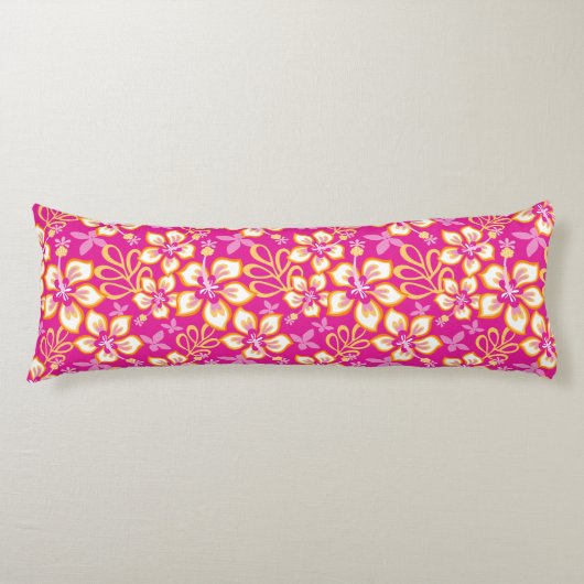 SURF oerwoud (HOT PINK COMBO) Lichaamskussen (Voorkant)