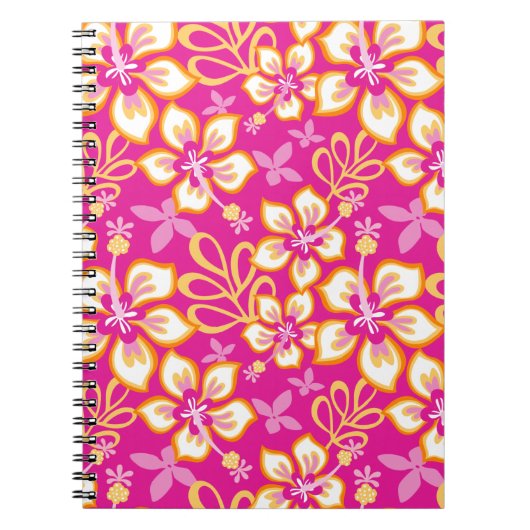 SURF oerwoud (HOT PINK COMBO) Notitieboek (Voorkant)