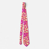 SURF oerwoud (HOT PINK COMBO) Stropdas (Achterkant)