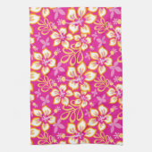 SURF oerwoud (HOT PINK COMBO) Theedoek (Verticaal)