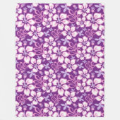 SURF oerwoud (PAARSE COMBO) Fleece Deken (Voorkant)