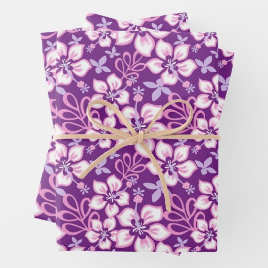 SURF oerwoud (PAARSE COMBO) Inpakpapier Vel (In situ)