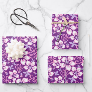 SURF oerwoud (PAARSE COMBO) Inpakpapier Vel