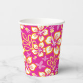 SURF oerwoud (PINK COMBO) Papieren Bekers (Achterkant)