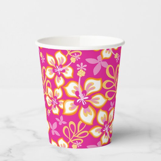 SURF oerwoud (PINK COMBO) Papieren Bekers (Links)