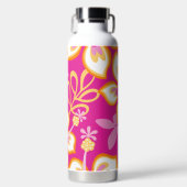 SURF oerwoud (PINK COMBO) Waterfles (Voorkant)