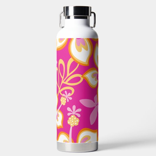 SURF oerwoud (PINK COMBO) Waterfles (Voorkant)