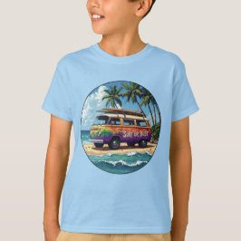 Surf Of Misse Groovy Retro Hippie Surfer Strand Bu T-shirt