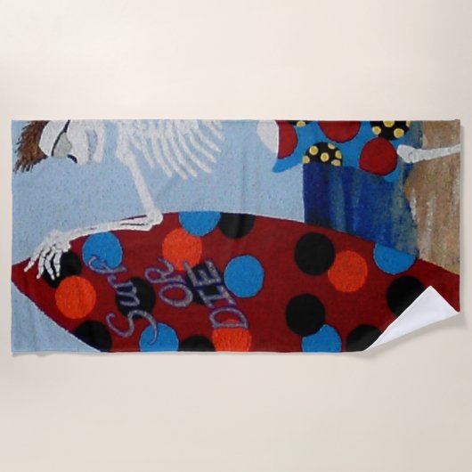 Surf- of strandhanddoek strandlaken (Voorkant)