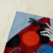 Surf- of strandhanddoek strandlaken (In situ)