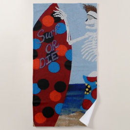 Surf- of strandhanddoek strandlaken