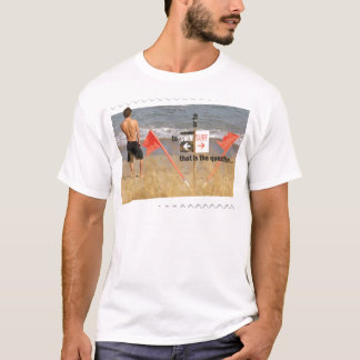 Surf of zwemmen - dat is de vraag t-shirt