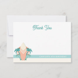 Surf omhoog achterband - Hartelijk dank Bedankkaart