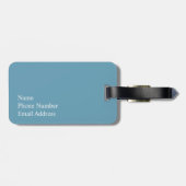 Surf omhoog! bagagelabel (Achterkant horizontaal)