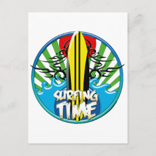 surf omhoog briefkaart