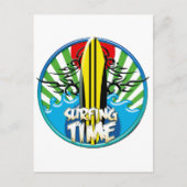 surf omhoog briefkaart (Voorkant)