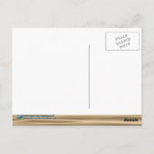 Surf omhoog briefkaart (Achterkant)