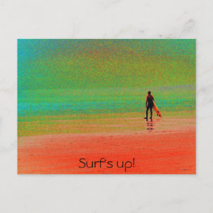 "Surf omhoog!" Briefkaart