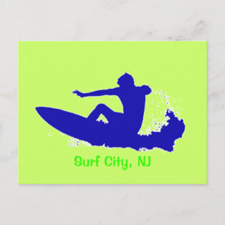 Surf omhoog! briefkaart