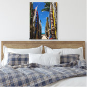 Surf omhoog canvas afdruk (Insitu (Slaapkamer))