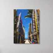 Surf omhoog canvas afdruk (Voorkant)