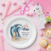 Surf omhoog | De grote Baby eerste verjaardag van  Papieren Bordje (Feest)