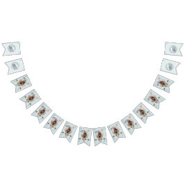 Surf omhoog de grote eerste verjaardag die vlaggen vlaggetjes