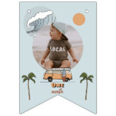 Surf omhoog de grote eerste verjaardag die vlaggen vlaggetjes (Derde vlag)