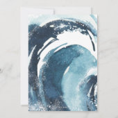 Surf omhoog | De Grote Tropische Beach Birthday Kaart (Achterkant)