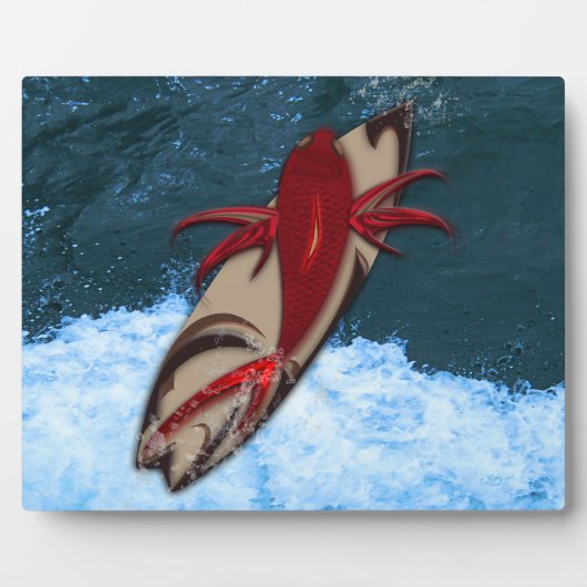 Surf omhoog fotoplaat (Voorkant)