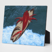 Surf omhoog fotoplaat (Zijkant)