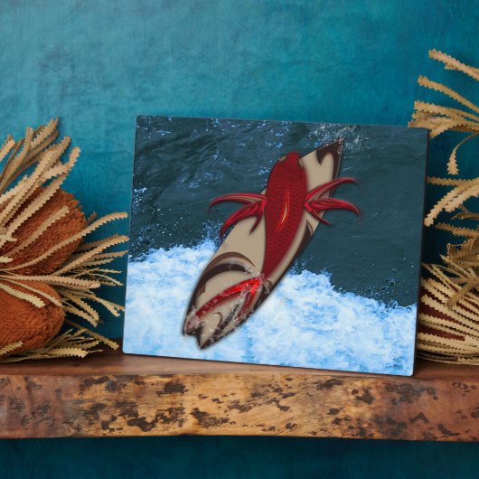 Surf omhoog fotoplaat (Zijkant)