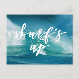 Surf omhoog | Fun Typografie & Quote Briefkaart
