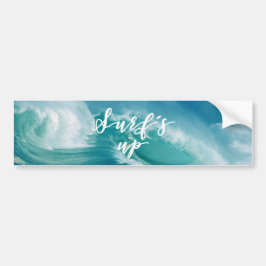 Surf omhoog | Fun Typografie & Quote Bumpersticker