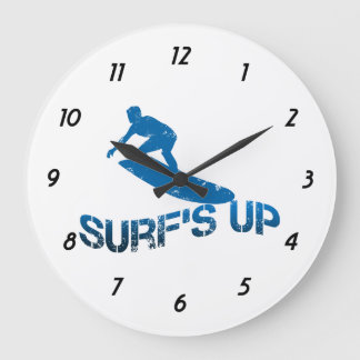 Surf omhoog grote klok