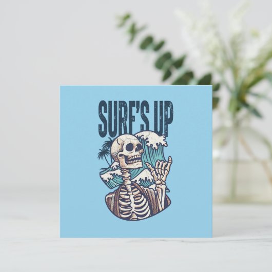 Surf omhoog kaart (Staand voorkant)