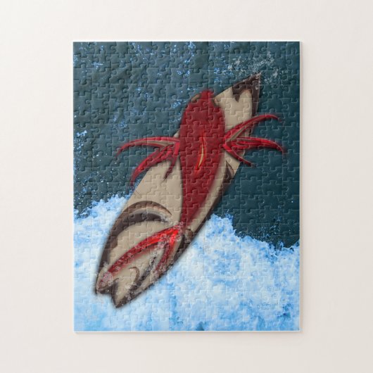 Surf omhoog legpuzzel (Verticaal)