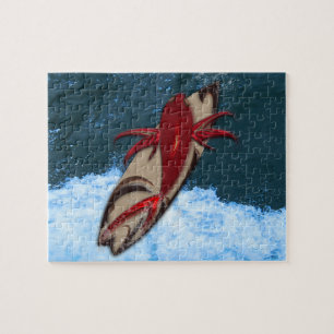 Surf omhoog legpuzzel
