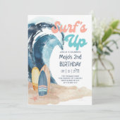 Surf omhoog | Maandag tropische brauwkinderen Kaart (Staand voorkant)