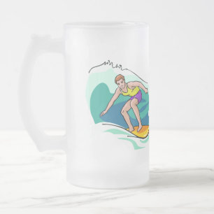 Surf omhoog - matglas bierpul