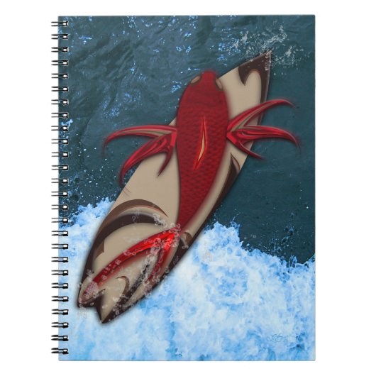 Surf omhoog notitieboek (Voorkant)